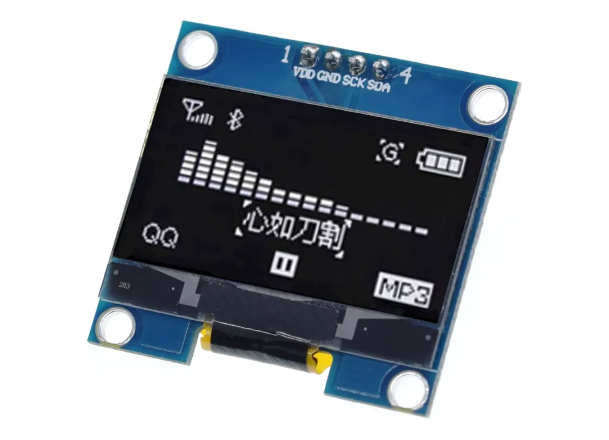 Mini écran OLED blanc 1.3 inch 128x64 I2C