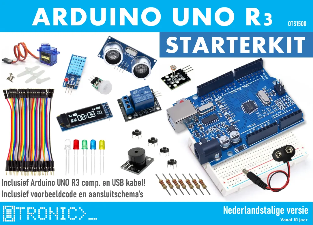 Kit de démarrage Arduino UNO R3 en néerlandais avec ChatGPT gratuit