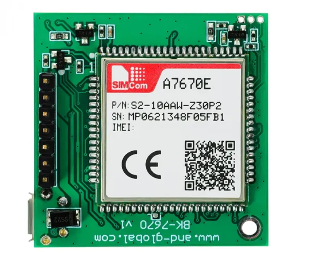 Module SIM 4G LTE Cat 1 et GPS A7670