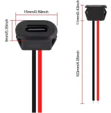 Prise encastrable USB-C, partie châssis – 2