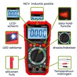 Multimètre numérique Velleman CAT III 600V – 2
