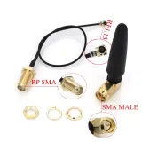 Antenne LoRa 433 MHz 3 dBi externe avec connecteur IPEX et SMA – 4