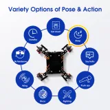 Kit robot araignée bionique quadrupède ACEBOTT ESP8266 avec Arduino IDE et ACECode (Scratch) – 4