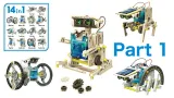 Kit éducatif de robot solaire 14 en 1 – 6