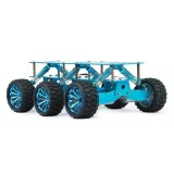 Châssis tout-terrain à 6 roues Bleu – 1