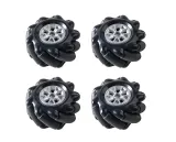 Roue Mecanum / Roue omnidirectionnelle - 60MM-K Noir Lot de 4 – 1