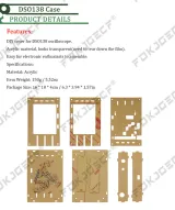 Boîtier transparent pour oscilloscope numérique DSO138 – 2