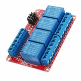 Module relais 5v | 4 canaux rouge – 2