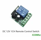 Module relais programmable sans fil avec télécommande incluse (4 boutons) - 12V 433 MHz RF – 3