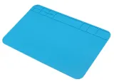 Tapis de soudure flexible en silicone 30x20cm bleu – 1