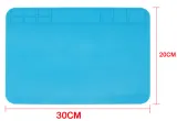 Tapis de soudure flexible en silicone 30x20cm bleu – 3
