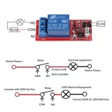 Module relais infrarouge 12V avec télécommande (pile incluse) - 1 canal – 3