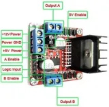 Carte de commande de moteur L298N rouge – 2