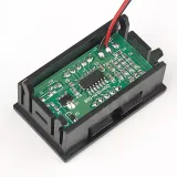 Voltmètre 3,5V-30V -  Vert, 0.56 inch, encastrable – 4
