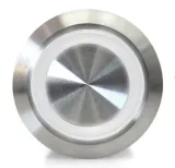 Bouton-poussoir | marche-arrêt self lock | 12-24V LED Blanc | Inox | 16mm – 1