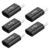 Adaptateur USB-C mâle vers Micro-USB femelle blanc – 2