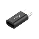 Adaptateur USB-C mâle vers Micro-USB femelle - noir – 1
