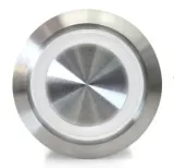 Bouton-poussoir | Momentané - impulsion | LED 5V Blanc | RVS | 12mm – 3
