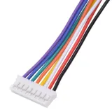 Connecteur/fil terminal 8 broches, 1 côté - mâle, 26AWG 20cm, XH2.54mm – 2