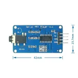 Module MP3 série UART TTL avec emplacement Micro SD (alternative YX5300) – 2