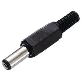Connecteur d'alimentation DC/prise jack/barrel jack mâle 5,5 x 2,1 mm – 1