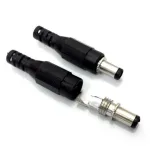 Connecteur d'alimentation DC/prise jack/barrel jack mâle 5,5 x 2,1 mm – 3