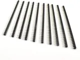Barrette de broches femelle ronde 2.54Mm 40 broches 1X40p noire – 2