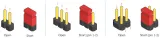 Capuchon de cavalier 2 broches 2,54mm (Jaune) pour entre autres Arduino, Esp32 et Raspberry Pi – 3