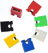 Capuchon de cavalier 2 broches 2,54mm (Rouge) pour entre autres Arduino, Esp32 et Raspberry Pi – 1