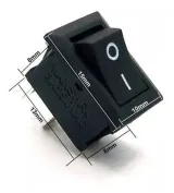 Mini interrupteur à bascule MARCHE/ARRÊT KCD11 250V 3A – 2