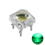 LED 5mm Super Flux Piranha 4 broches - Vert pur – 3