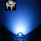 LED 5mm Super Flux Piranha 4 broches - Bleu – 2