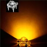 LED 5mm Super Flux Piranha 4 broches - Jaune – 3