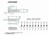 Barre LED 10 segments blanche – 2