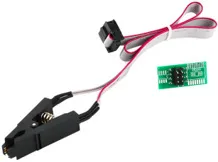 Pince de test IC pour puce flash, adaptateur BIOS/24/25/93