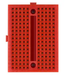 Mini Breadboard 170 trous pour prototypage Rouge (connect)