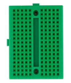 Mini breadboard 170 trous pour prototypage Vert (connect)
