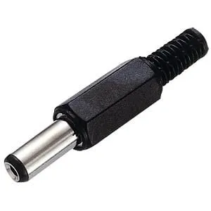 Connecteur d'alimentation DC/prise jack/barrel jack mâle 5,5 x 2,1 mm