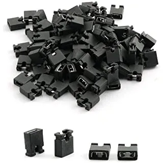 Capuchon cavalier 2 broches 2,54 mm (Noir) pour entre autres Arduino, Esp32 et Raspberry Pi