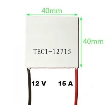 Module Peltier 12 V 180 W 40 x 40 mm TEC1-12715