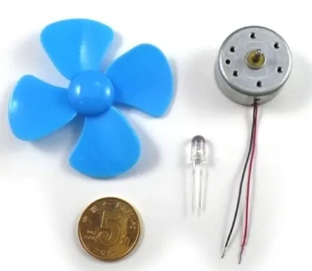 Générateur éolien, ensemble moteur CC avec hélice de 60 mm