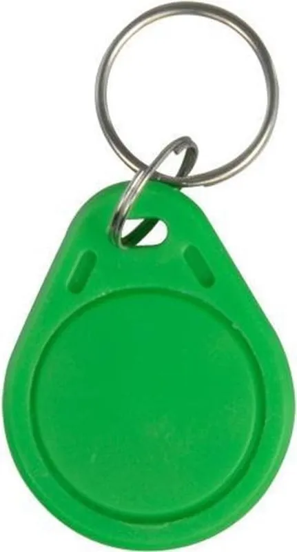 Vert | Porte-clés RFID en forme de goutte | 13,56 MHz | 1K S50 | Mifare Classic