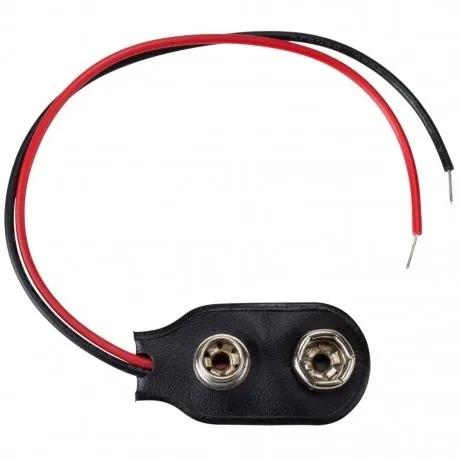 connexion de clip de batterie 9V