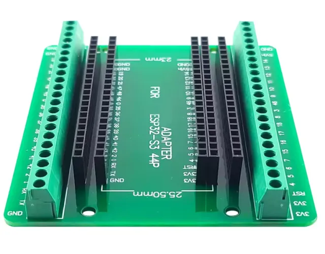 Carte breakout pour ESP32-S3 N16R8, cartes 44 broches de 23 mm et 25,5 mm