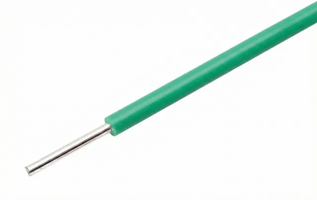 Fil vert à âme massive 22AWG pour breadboards au mètre