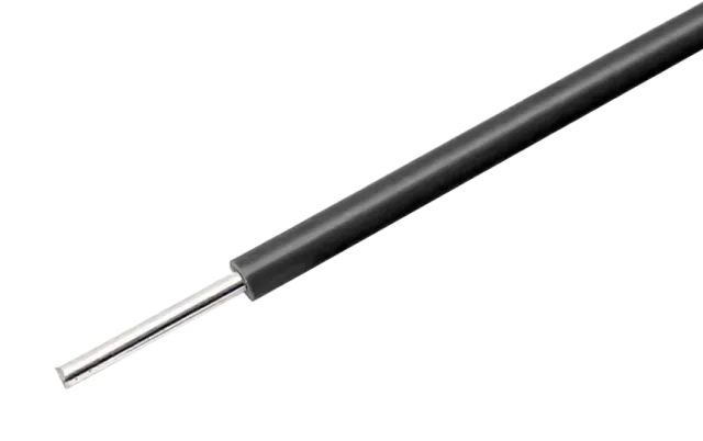 Fil noir à âme massive 22AWG pour breadboards au mètre