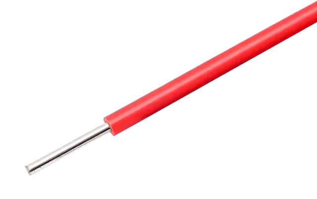 Fil rouge à âme massive 22AWG pour breadboards au mètre