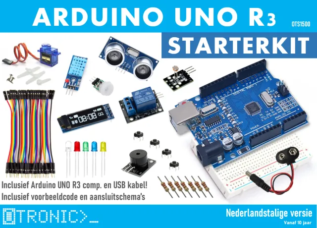 Kit de démarrage Arduino UNO R3 en néerlandais avec ChatGPT gratuit