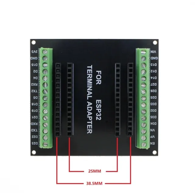 Carte breakout pour ESP32 Devkit V1 avec bornes à vis