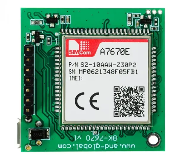 Module SIM 4G LTE Cat 1 et GPS A7670